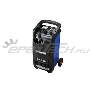 Akkumulátor töltő + indító 12/24V 60A + bikázó 480 A-es (CD-620)
